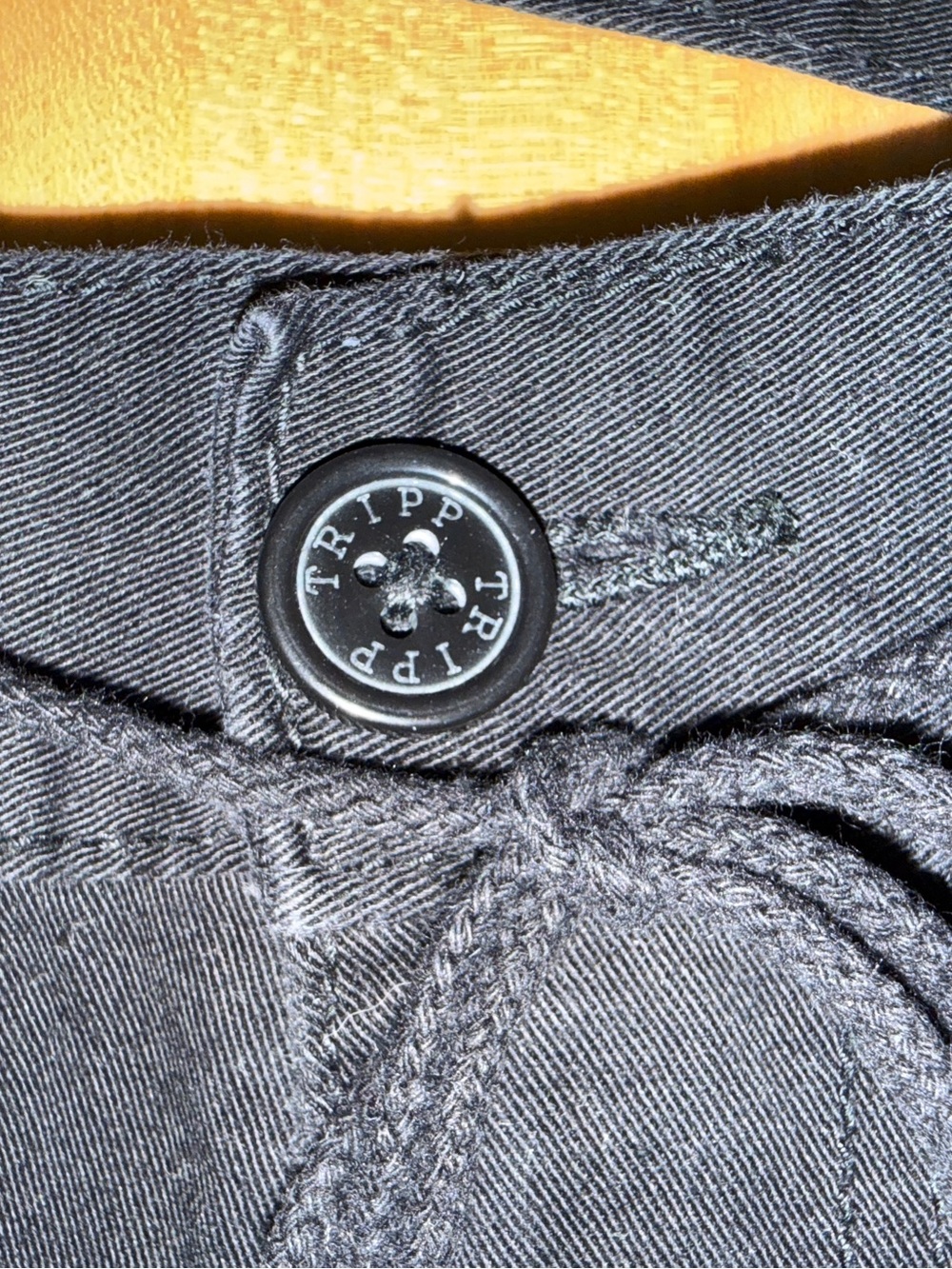 Tripp NYC Vintage Y2K Goth Punk Bondage Cargo Pants Chain Zippers Studs M *EUC* - Picture 5 of 13